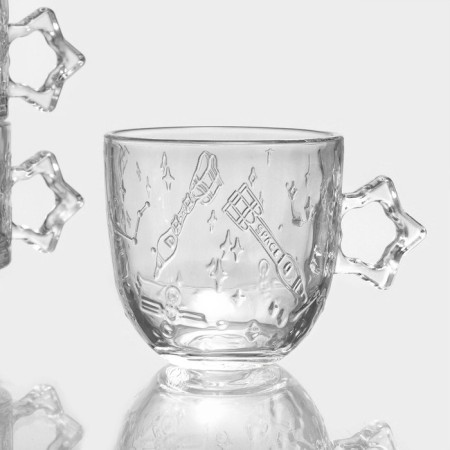 Set for drinks made of glass "Cosmos", 5 items: a jug 1.9 l, 4 circles 300/280/280/250 ml-8