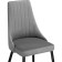 Stol on a metal frame is dark gray bark, metal/velor, black/gray 49x60x95 cm