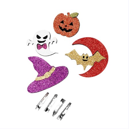 Set for creating brooches made of felt "shiny figures"-1
