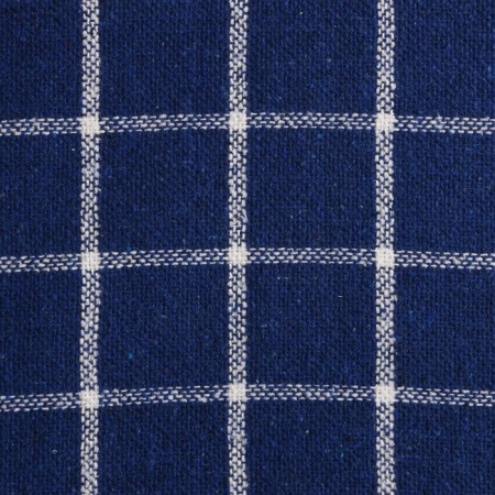 Palermo plaid 140x200cm, white/blue, wool 20%, pan 40%, polyester 40%-1