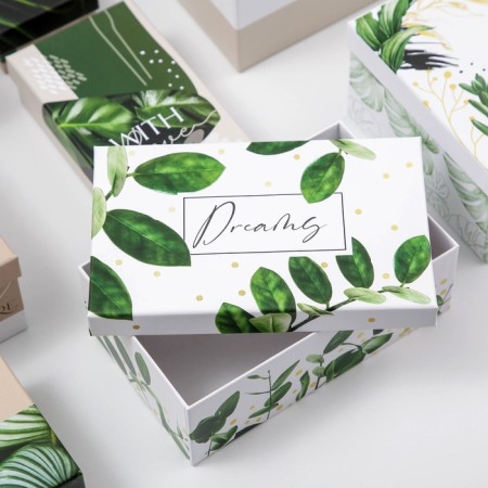 Set of boxes 10 in 1, gift packaging, “Green”, 12 x 7 x 4 - 32.5 x 20 x 12.5 cm-5