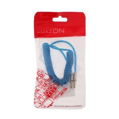 Audio Luazon, Aux, Jack 3.5 (M) -Jack 3.5 (M), STETER on the spring, 1 m, mix-2
