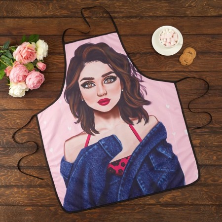 Apron Ethel Love Life "Cutie" 70x80cm, 100%PE