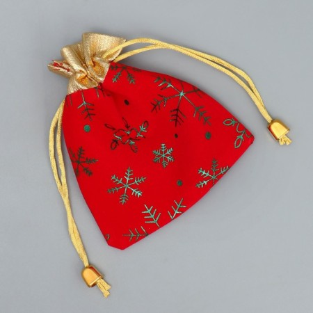 Gift sugar suction "with love", snowflakes, embossing, 10 x 12 cm +/- 1.5 cm, New Year-4