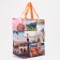 A chopper bag without a zipper, without a lining, colorful color