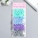 Beads for creativity plastic "Laguna" set 4 colors x 20 g 0.8x0.8x0.8 cm