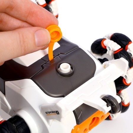 Robot-plug "Lunar researcher", radio control, all-wheel drive, light, sound, smoke-10