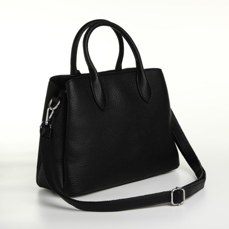 Women's bag on magnet Textura, average size, black color-3