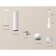 A set of suspended lamp with additional backlight Ambrella Light, Techno, XP1101013, GU5.3, Color White Sand