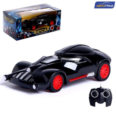Radio controlled machine Batcar works on batteries