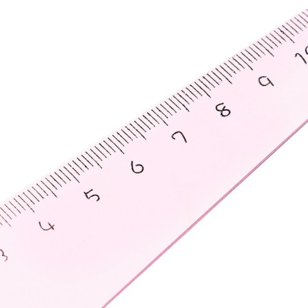 Plastic line 12 cm "paw", pink-2
