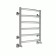 Terminus water heated towel rail "Atlanta+" P6, 500x600 mm, lower connection, chrome