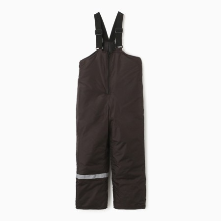 Pants are children insulated, black color, height 134 cm