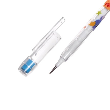 Sectional pencil "Assorted", blackographic with an eraser, mix-2