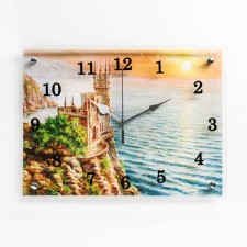 Carty clock is wall-mounted, interior 