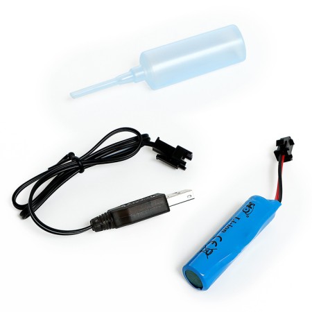 Radio -controlled SMOKE machine, smoke effect, 1:20, light, white color-7
