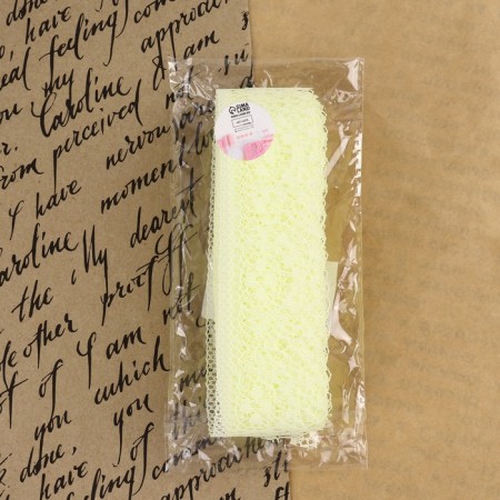 Capricon lace, 40 mm × 10 ± 1 m, vanilla color-3