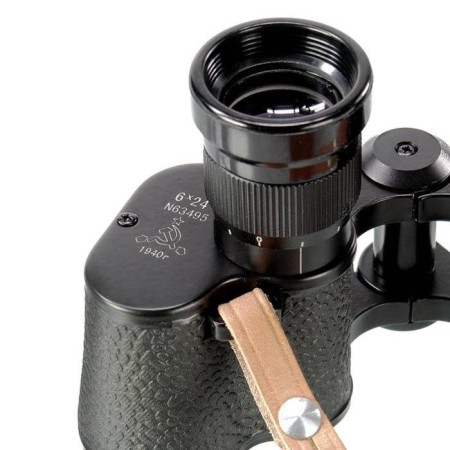Field binoculars VEBER B-6, 6 × 24, black color-1
