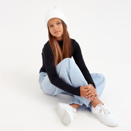 Children's hat Minaku, rr 52-54 cv. white-4