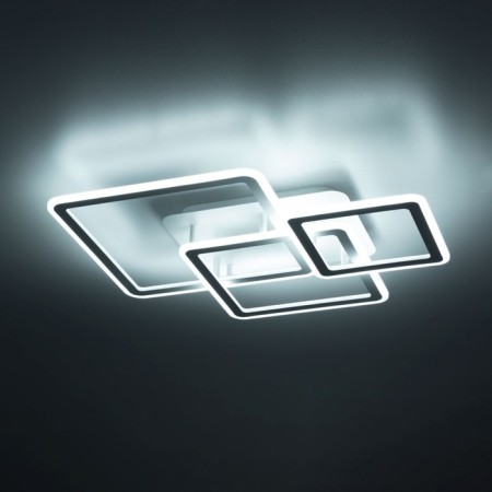 Ceiling CITILUX "Trinity" CL238230E, 65.5x51x11 cm, 3x23.3W, LED, Color White-13