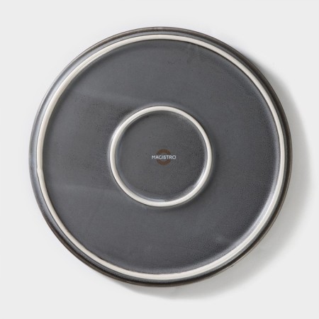 Porcelain dining porcelain Magistro Urban, D = 22.5 cm, color gray color-3