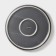 Porcelain dining porcelain Magistro Urban, D = 22.5 cm, color gray color