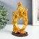 Polystone souvenir "Heart in love" Gold with red 15.5x10.5x6 cm