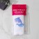 Body washcloth cotton shade "Dolphin", 10.5 × 25 cm