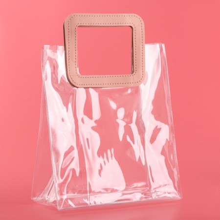 Gift package from PVC, pink, 26.5 x 23 x 12 cm-1