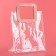 Gift package from PVC, pink, 26.5 x 23 x 12 cm