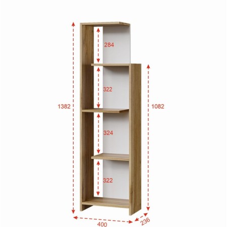 Light Sheads, 400x236x1382, White/Oak Golden-2