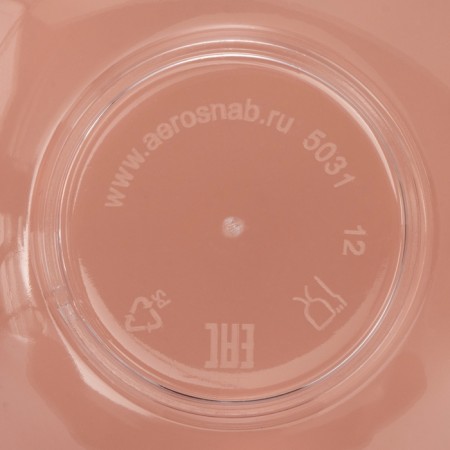 Plastic disposable form for buckshot "Small bowl", 150 ml, d = 8 cm, the color is transparent-3