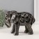 Polystone souvenir "Elephant with patterned cuts" for bronze 8.5x22x17 cm