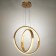 Bayerlux chandelier with PDU 1544/2 LED 120W 3000-6000k Dimmer Gold D.50CM