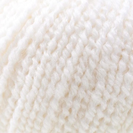 Yarn "relief" 43% Merin., 43% pan, 14% PA 135M/50G (01-white)-2