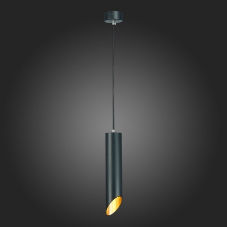 Suspension lamp ST LUCE. ST152.403.01. 1x50 W, GU10, 6x6x30 cm, black color-2
