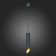 Suspension lamp ST LUCE. ST152.403.01. 1x50 W, GU10, 6x6x30 cm, black color