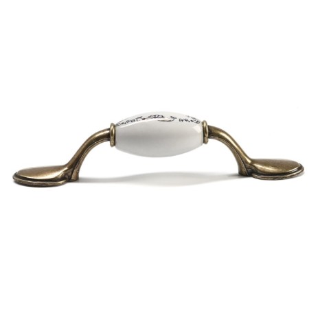 Ceramics bracket handle 012, 76 mm, ceramic, bronze color-2