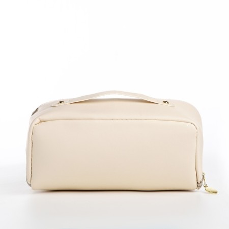 Lightning cosmetic bag, beige color-1