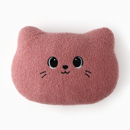Decorative Etheel Pillow "Kit" 30*37 cm, color pink