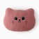 Decorative Etheel Pillow "Kit" 30*37 cm, color pink