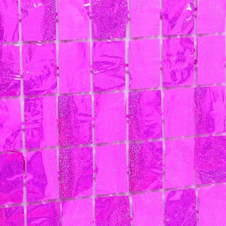 Festive curtain holography, 100 × 200 cm., Fuchsia color-1
