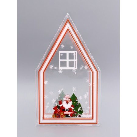 Folding box from PVC 11.5 x 20 x 4 cm "Merry Santa Claus"-1