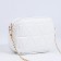 Bag Cross-Bodi with a zipper, white color