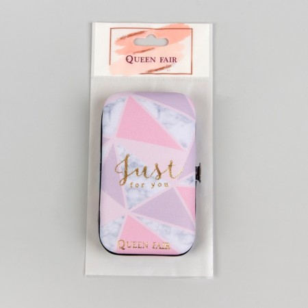 Manicure set "Just for You", 7 items, in a case-8