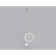 LED LED SCREED OF AMBRELLA LIGHT, LINETECH, FL66437, LED, 13 W, 975LUM, 4200K, Brass color