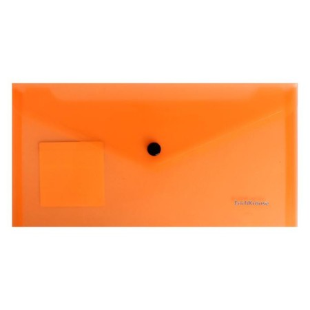 Travel button folder-convert (255x130mm), 180 μm, Erichkrause Glossy Neon, glossy, translucent, mix-4
