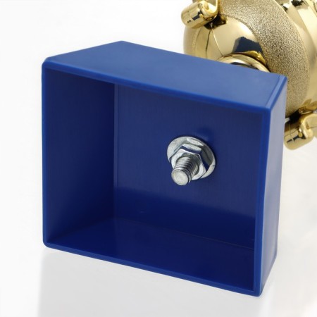 Cup 058, award figure, gold, plastic stand, 12.2 x 10.3 x 6.5 cm.-4