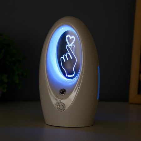 Night with a moisturizer "Lier" LED 7 colors USB white 11x7x18 cm Risalux-5