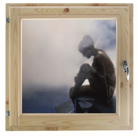 Window 50x60 cm, "relaxation", single -chamber double -glazed window, seal, needles